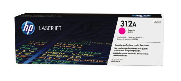 Cartucho De Tóner Hp 312A Magenta Laserjet Original (Cf383A) - CF383A