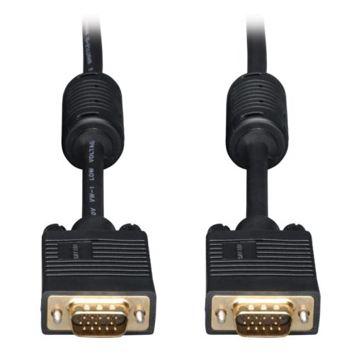 Cable De Alta Resolución Vga Coaxial Con Rgb Coax Para Monitor Tripp Lite Laminado En Oro 3Mts – P502-010