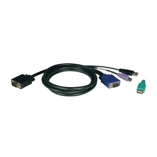 Cable Para Switch Tripp Lite Negro, Vga, Vga, Ps/2, Usb, Macho/Macho – P780-006