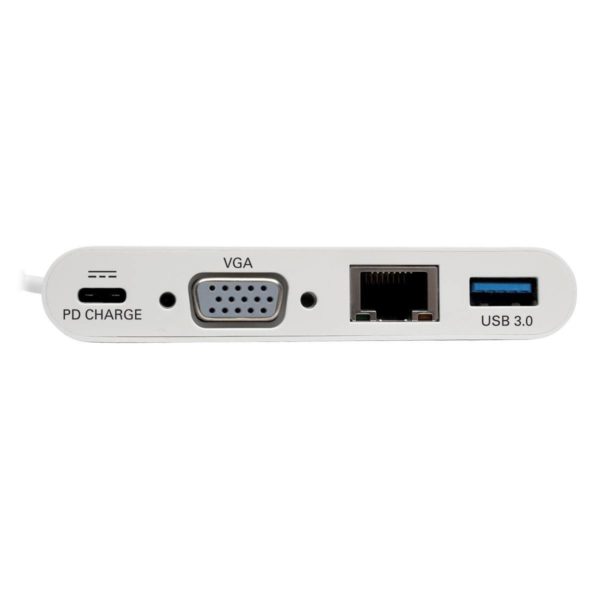 Tripp Lite U444 06N Vgu C Adaptador Multipuerto Usb C, Vga, Puerto Usb A, Gbe, Carga Pd, Blanco - U444-06N-VGU-C - Imagen 3