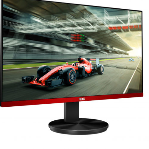Monitor Gamer AOC G2490VX LED 23.8″, Full HD, FreeSync Premium, 144Hz, HDMI, Negro/Rojo