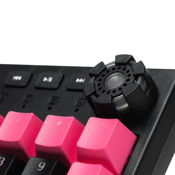 Teclado Gamer Ocelot OGMK04 - Alámbrico - RGB - Español - Negro con Rosa - KB-826 - Imagen 3