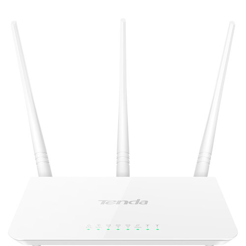 Router Tenda F3 – 300 Mbit/s – 2,4 GHz – 3 Antenas – Inalámbrico – Blanco – F3
