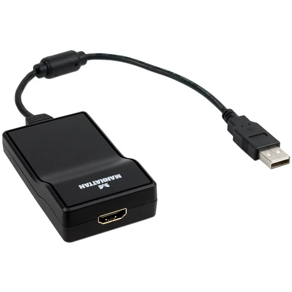 Adaptador Manhattan - HDMI a USB 2.0 - Hembra a Macho - 1080p - 151061