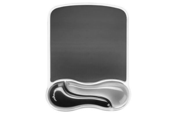 Mouse Pad Kensington Duo Gel Wrist Rest - 19x24cm - Con Apoya muñecas - Gris/Negro - K62399US