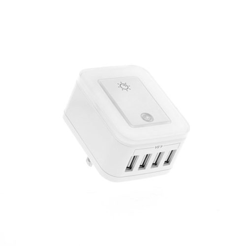 Enchufe Forza Power Technologies – 4x USB – Con protector de sobretensión – FWT-4012USB