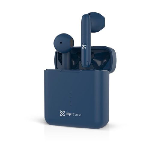 Auriculares Klip Xtreme TwinTouch – Inalámbrico – Bluetooth – Azul – KTE-010BL