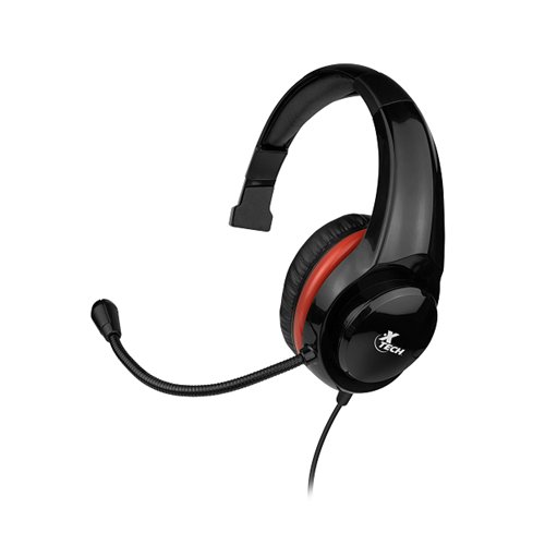 Diadema Gamer Xtech Molten – Alámbrico – 3.5mm – Micrófono – Negro con Rojo – XTH-520RD