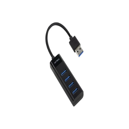 Hub USB Acteck DH425 – 4x USB 3.0 – Negro – AC-934664