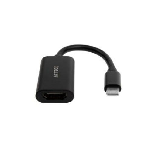 Adaptador Acteck Shift Plus AH440 – USB-C a HDMI – 10 cm – 4K – 30Hz – AC-934701