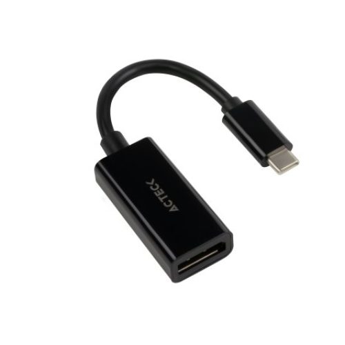 Adaptador Acteck Shift Plus AD420 – USB-C a DisplayPort – 10 cm – 4K – 30Hz – AC-934718