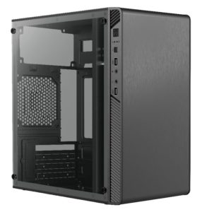 Gabinete Gamer Acteck Performance II GI215W - Micro Torre - Micro ATX/Mini ITX - Fuente 500W - Panel Lateral - Negro - AC-935784