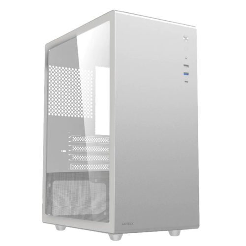 Gabinete Acteck NEUSS PRO GI717 – Mini Torre – Micro ATX/Mini ITX – Panel Lateral – Blanco – AC-936002