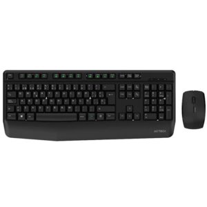 Kit de Teclado y Mouse Acteck CREATOR PLUS MK465 - Inalámbrico - Negro - AC-936354