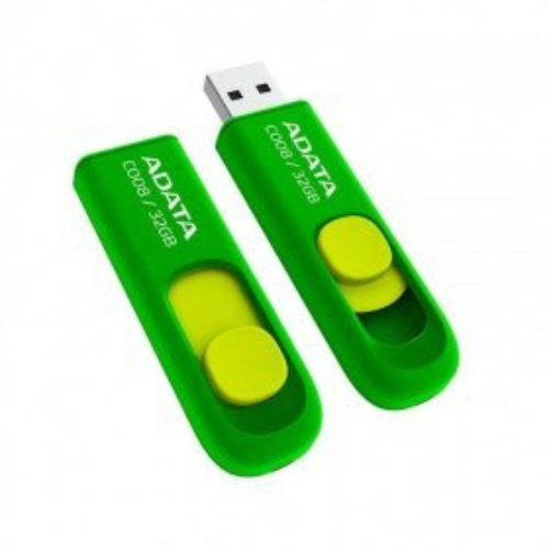 Memoria USB ADATA C008 – 32GB – USB 2.0 – Verde – AC008-32G-RGN
