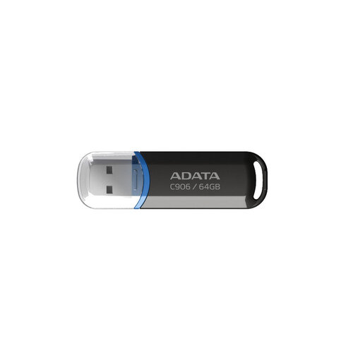 Memoria USB ADATA C906 – 64GB – USB 2.0 – Negro – AC906-64G-RBK