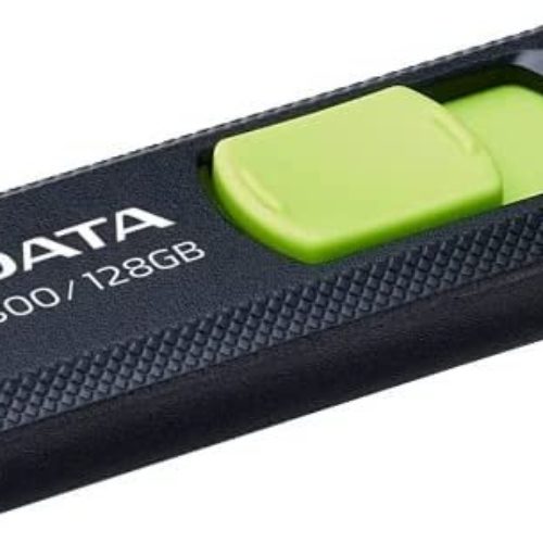 Memoria USB ADATA UC300 – 128GB – USB-C – Negro con Verde – ACHO-UC300-128G-RBK/GN