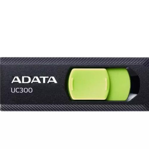 Memoria USB ADATA UC300 – 32GB – USB-C – Negro con Verde – ACHO-UC300-32G-RBK/GN