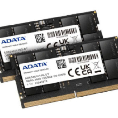 Memoria RAM ADATA AD5S480032G-S – DDR5 – 32GB – 4800MHz – SO-DIMM – para Laptop – AD5S480032G-S
