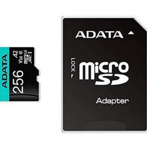 Memoria MicroSDXC ADATA Premier Pro – 256GB – Clase 10 – UHS-I – AUSDX256GUI3V30SA2-RA1