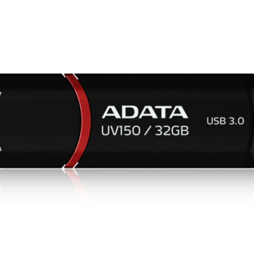 Memoria USB ADATA DashDrive UV150 – 32GB – USB 3.0 – Negro – AUV150-32G-RBK