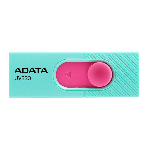 Memoria USB ADATA UV220 – 32GB – USB 2.0 – Turquesa/Rosa – AUV220-32G-RGNPK