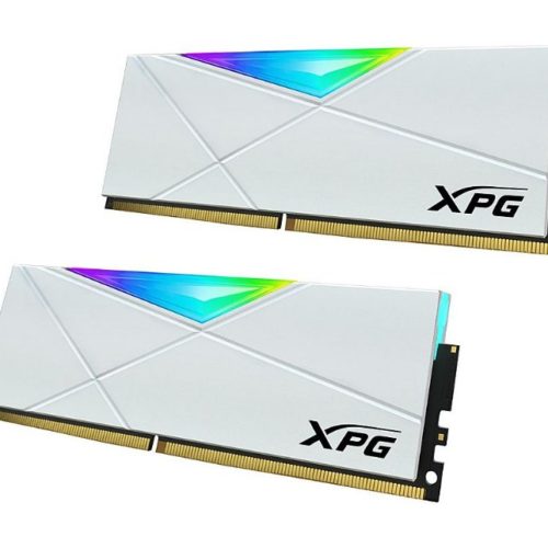 Memoria RAM ADATA XPG SPECTRIX D50 – DDR4 – 32GB (2x16GB) – 3200MHz – UDIMM – Blanco – para PC – AX4U320016G16A-DW50