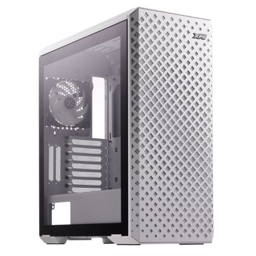 Gabinete Gamer ADATA XPG DEFENDER PRO – Media Torre – E-ATX/ATX/Micro ATX/Mini-ITX – 3x Ventiladores – Panel Lateral – Blanco – DEFENDER PRO-WHCWW