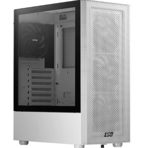 Gabinete Gamer ADATA XPG VALOR MESH – Media Torre – ATX/Micro ATX/Mini ITX – 4 Ventiladores – Panel Lateral – Blanco – VALORMESHMT-WHCWW