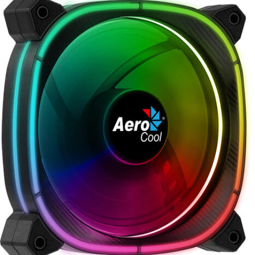 Ventilador AeroCool Astro 12 – 120mm – 1000 RPM – 6 Pines – RGB – ASTRO12