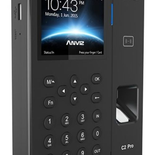 Control de Asistencia Biometrico Anviz C2 Pro – Huella – Wi-Fi – USB – Negro – AN-C2PRO