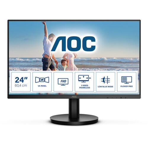 Monitor AOC 24B3HM – 23.8″ – Full HD – HDMI – VGA – 24B3HM