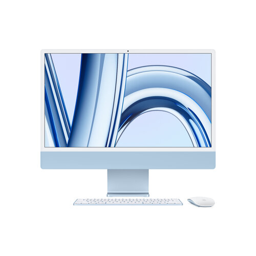 iMac  – 24″ – Chip M3 – 8GB – 256GB SSD – macOS – Azul – MQRC3E/A