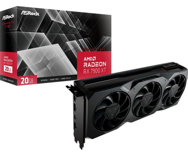 Tarjeta de Video ASRock AMD Radeon RX 7900 XT - 20GB - 320-bit - PCI-E 4.0 - GDDR6 - HDMI - DisplayPort  - RX7900XT 20G
