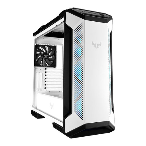 Gabinete Gamer ASUS TUF Gaming GT501 – Media Torre – ATX/E-ATX/Micro ATX/Mini-ITX – 4 Ventiladores – Panel Lateral – Blanco – TUF GAMING GT501 WHITE EDITION