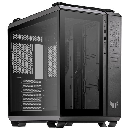 Gabinete Gamer ASUS TUF Gaming GT502 – Media Torre – ATX/Micro ATX/Mini ITX – Panel Lateral – GT502/BLK/TG//