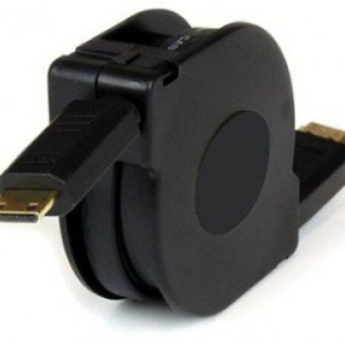 Cable HDMI Brobotix – 1.1Mts – Retráctil – Negro – 201135