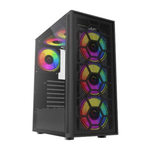 Gabinete Gamer Balam Rush Dragonfly II Mesh GM740 - Media Torre - ATX/Micro ATX/Mini ITX - Panel Lateral - BR-935982
