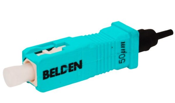 Conector de Fibra óptica Belden - SC - Multimodo - Aqua - AX105207-S1