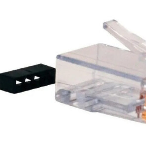 Plug Belden – Cat6 – RJ-45 – Transparente – 25 Piezas – CAPFCU-B25