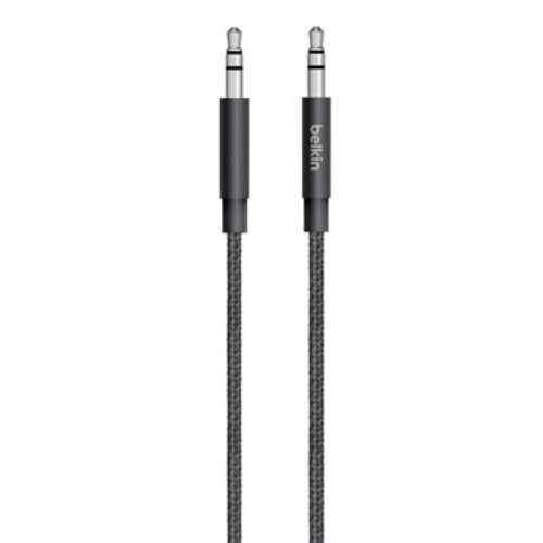 Cable de Audio Belkin Mixit – 3.5mm a 3.5mm – 1.22m – Negro – AV10164BT04-BLK