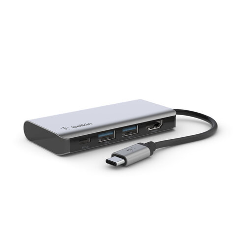 Hub Belkin AVC006btSGY – USB-C a HDMI/ 2 USB 3.0/ USB-C – AVC006btSGY