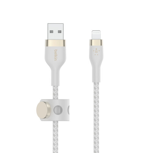 Cable Belkin Boost Charge – USB a Lightning – 1M – Blanco – CAA010bt1MWH