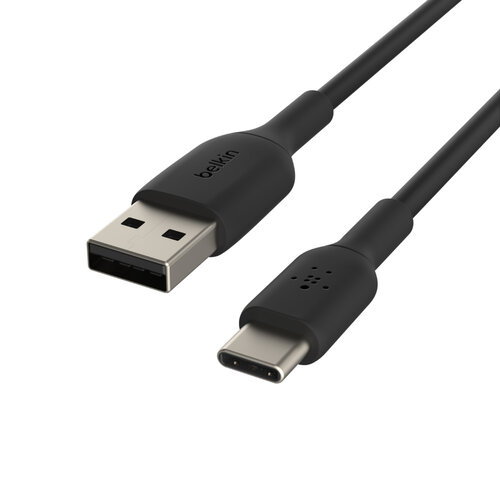 Cable de carga Belkin Boost Charge – USB a USB-C – 1m – Negro – CAB001bt1MBK