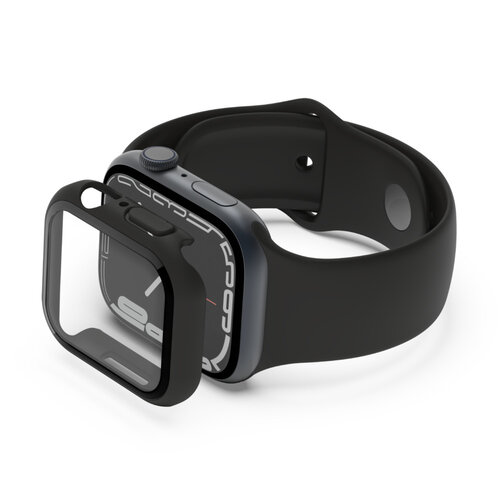 Protector de Pantalla Belkin SCREENFORCE TemperedCurved – Para Apple Watch – 40mm/41mm – Negro – OVG003zzBK