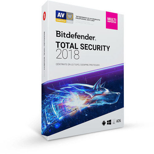 Antivirus Bitdefender Total Security Multidispositivos – 5 Dispositivos – 1 Año – Caja – TMBD-410
