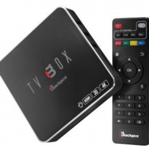 TV Box BLACKPCS EO104K – 4K Ultra HD – HDMI – AV – Android – EO104K-BL