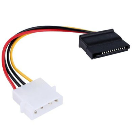 Cable SATA BRobotix – Corriente 150 – 15 cm – Rojo/Negro/Amarillo – 102242