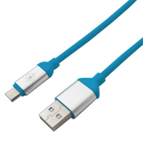 Cable USB BRobotix 161208A – USB a Micro USB – 1.2 metros – Azul – 161208A