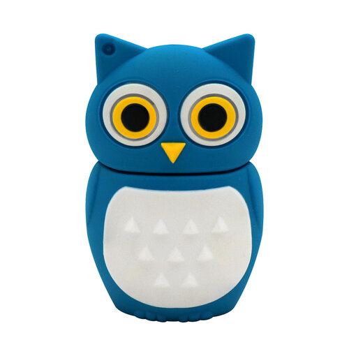 Memoria USB BRobotix – 32GB – USB 2.0 – Búho Azul – 190432-2